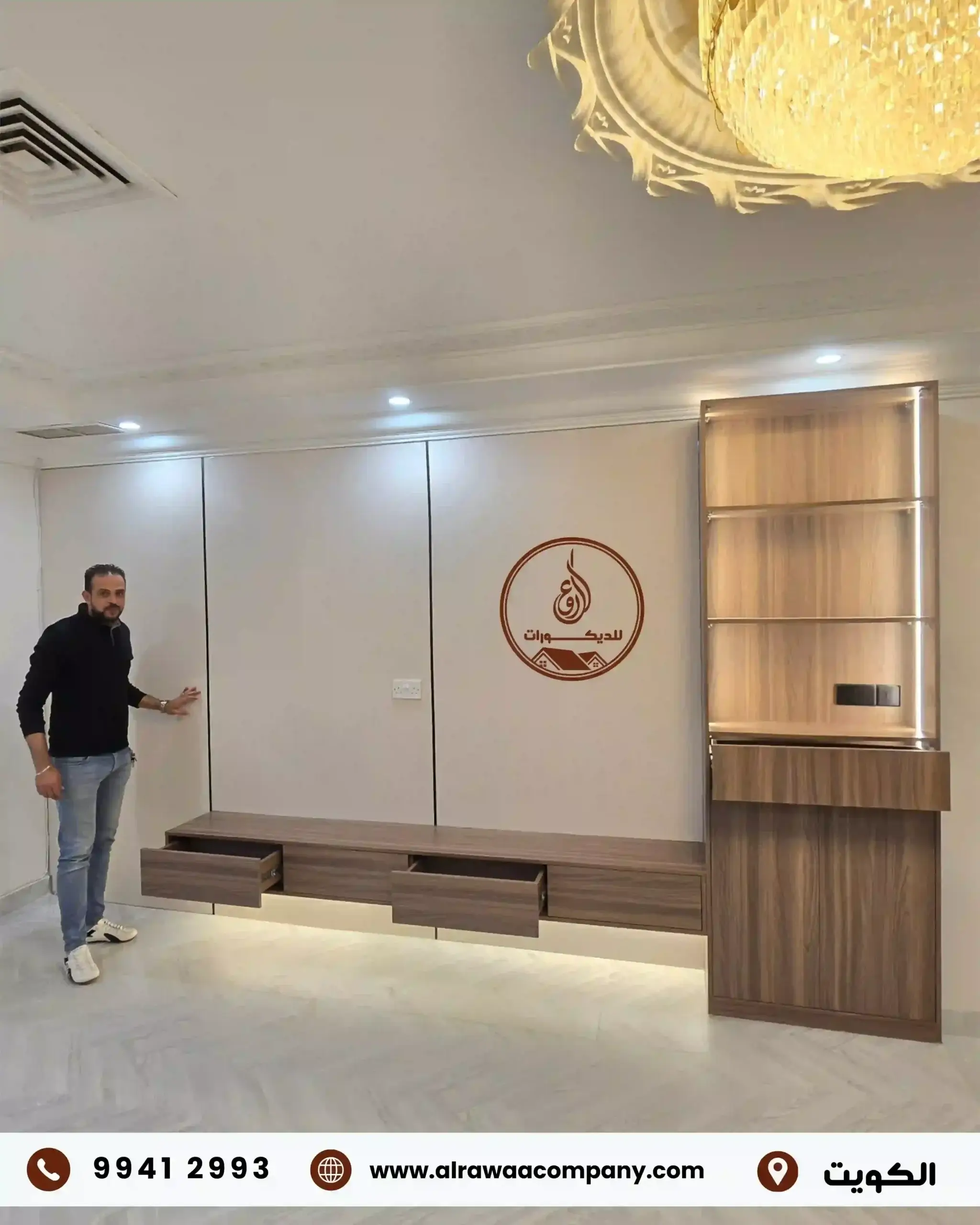 تشطيبات راقية وصباغة احترافية من شركة الروعة في الكويت